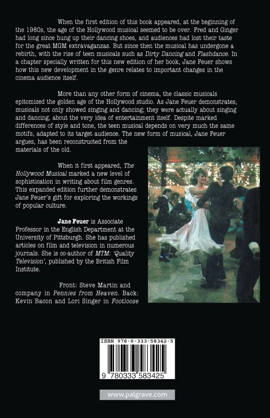 Rückseite: 9780333583425 | The Hollywood Musical | Jane Feuer | Taschenbuch | Englisch | 1992