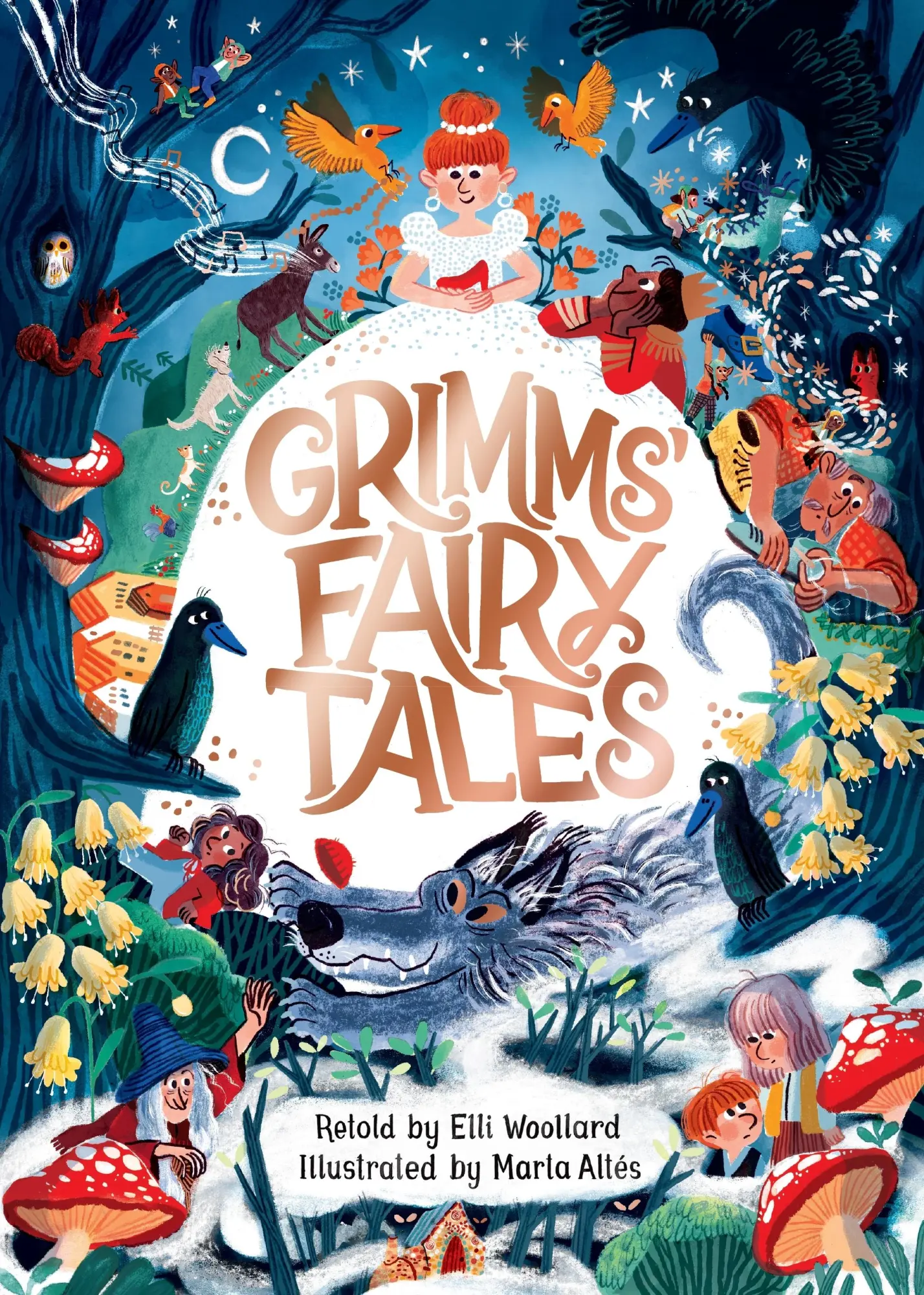 Cover: 9781529053425 | Grimms' Fairy Tales, Retold by Elli Woollard, Illustrated by Marta...