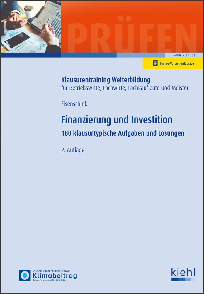 Cover: 9783470663425 | Finanzierung und Investition | Christian Eisenschink | Bundle | 251 S.