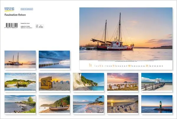 Bild: 9783731883425 | Faszination Ostsee 2026 | Verlag Korsch | Kalender | 14 S. | Deutsch