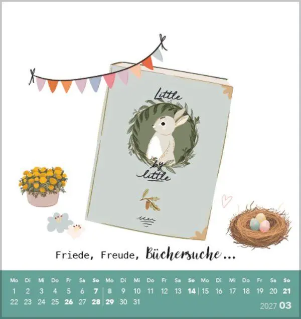 Bild: 9783819303425 | Buchliebe 2027 | Verlag Korsch | Kalender | 13 S. | Deutsch | 2027