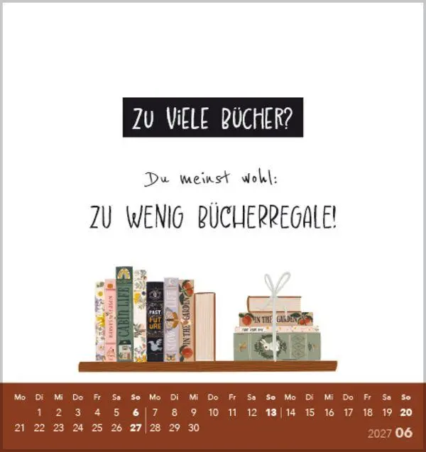 Bild: 9783819303425 | Buchliebe 2027 | Verlag Korsch | Kalender | 13 S. | Deutsch | 2027