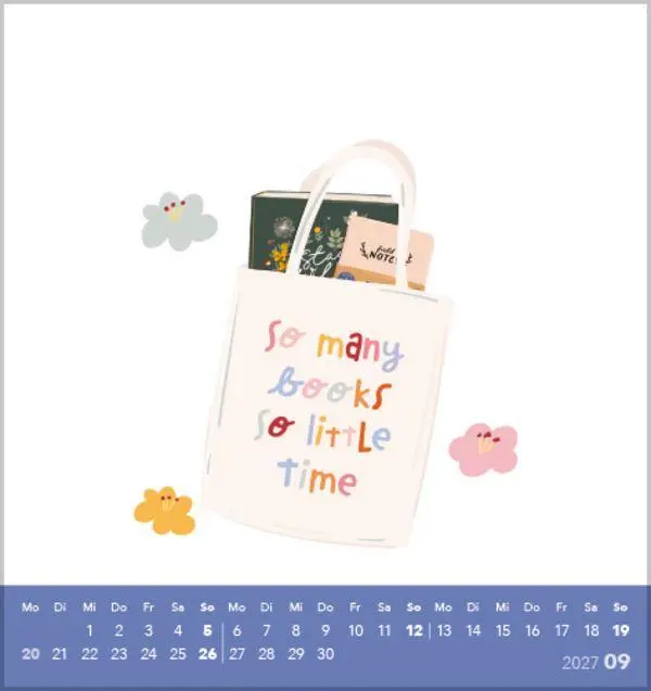 Bild: 9783819303425 | Buchliebe 2027 | Verlag Korsch | Kalender | 13 S. | Deutsch | 2027