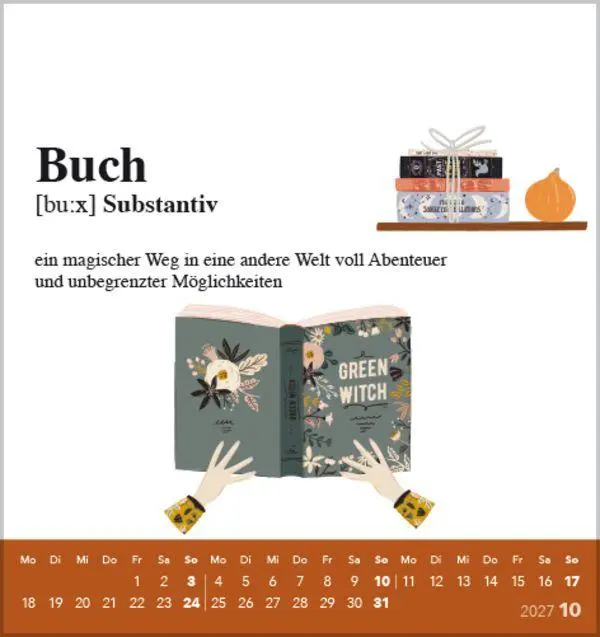 Bild: 9783819303425 | Buchliebe 2027 | Verlag Korsch | Kalender | 13 S. | Deutsch | 2027