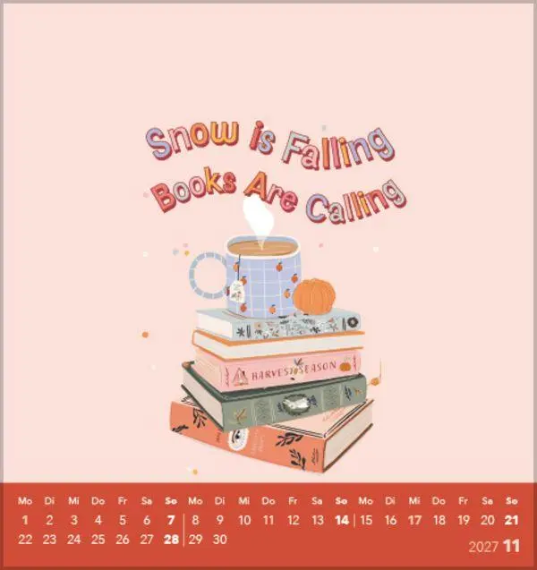 Bild: 9783819303425 | Buchliebe 2027 | Verlag Korsch | Kalender | 13 S. | Deutsch | 2027