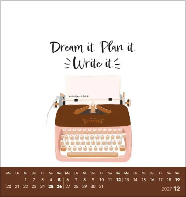 Bild: 9783819303425 | Buchliebe 2027 | Verlag Korsch | Kalender | 13 S. | Deutsch | 2027
