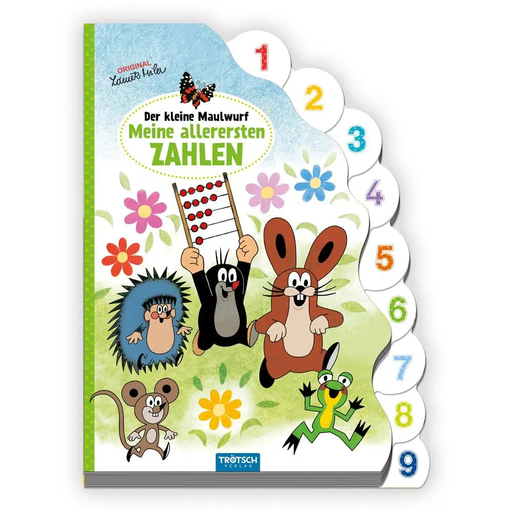 Cover: 9783965523425 | Trötsch Der kleine Maulwurf Pappbilderbuch mit Register Meine...