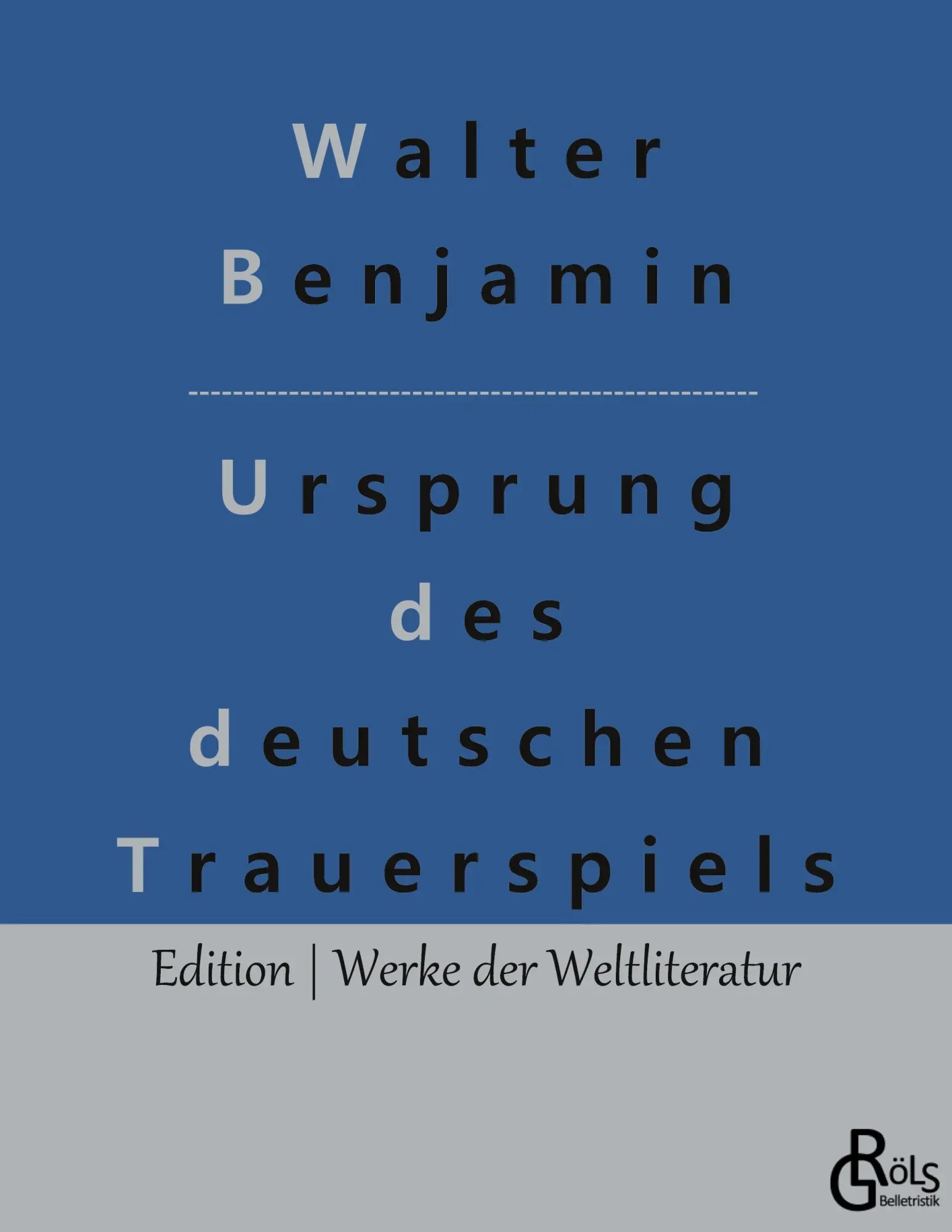 Cover: 9783966373425 | Ursprung des deutschen Trauerspiels | Walter Benjamin | Taschenbuch