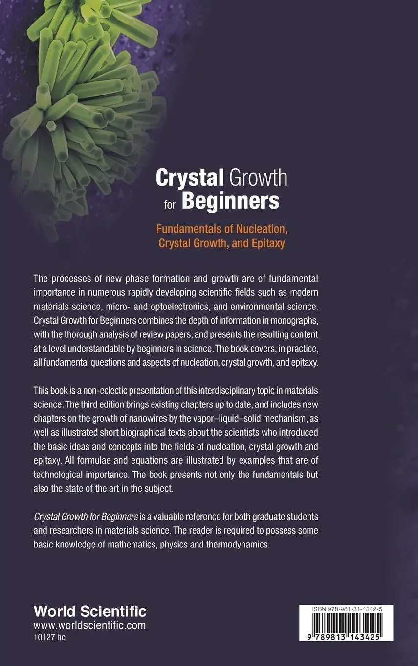 Rückseite: 9789813143425 | CRYSTAL GROWTH BEGIN (3RD ED) | Ivan V Markov | Buch | Gebunden | 2016