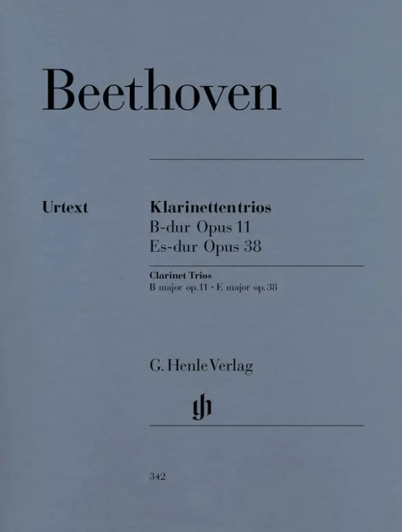 Cover: 9790201803425 | Ludwig van Beethoven - Klarinettentrios B-dur op. 11 und Es-dur op....