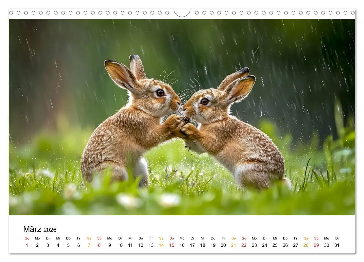 Bild: 9783457333525 | Wilde Tierwelt im Wald (Wandkalender 2026 DIN A3 quer), CALVENDO...