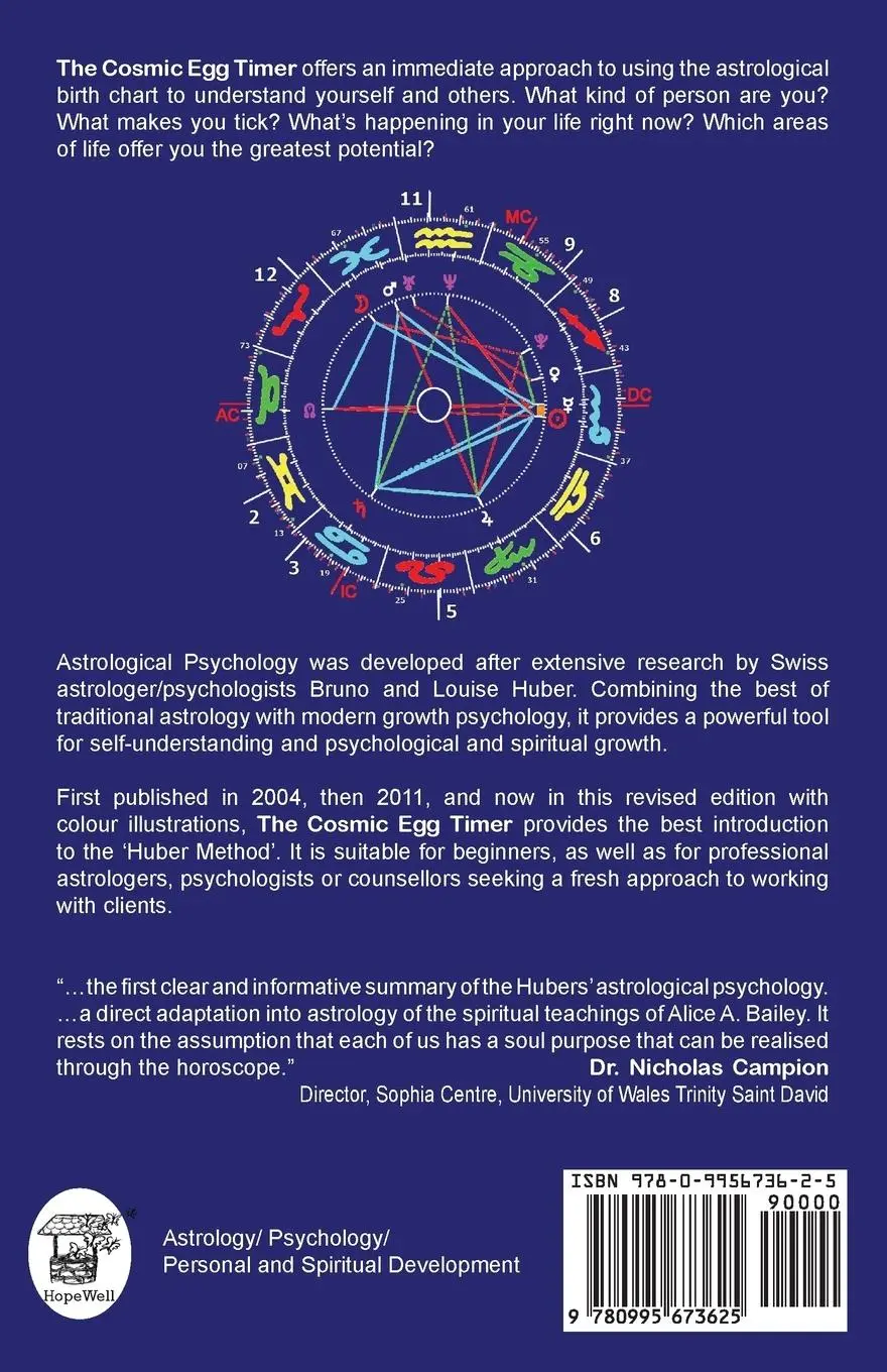 Rückseite: 9780995673625 | The Cosmic Egg Timer | Introducing Astrological Psychology | Buch