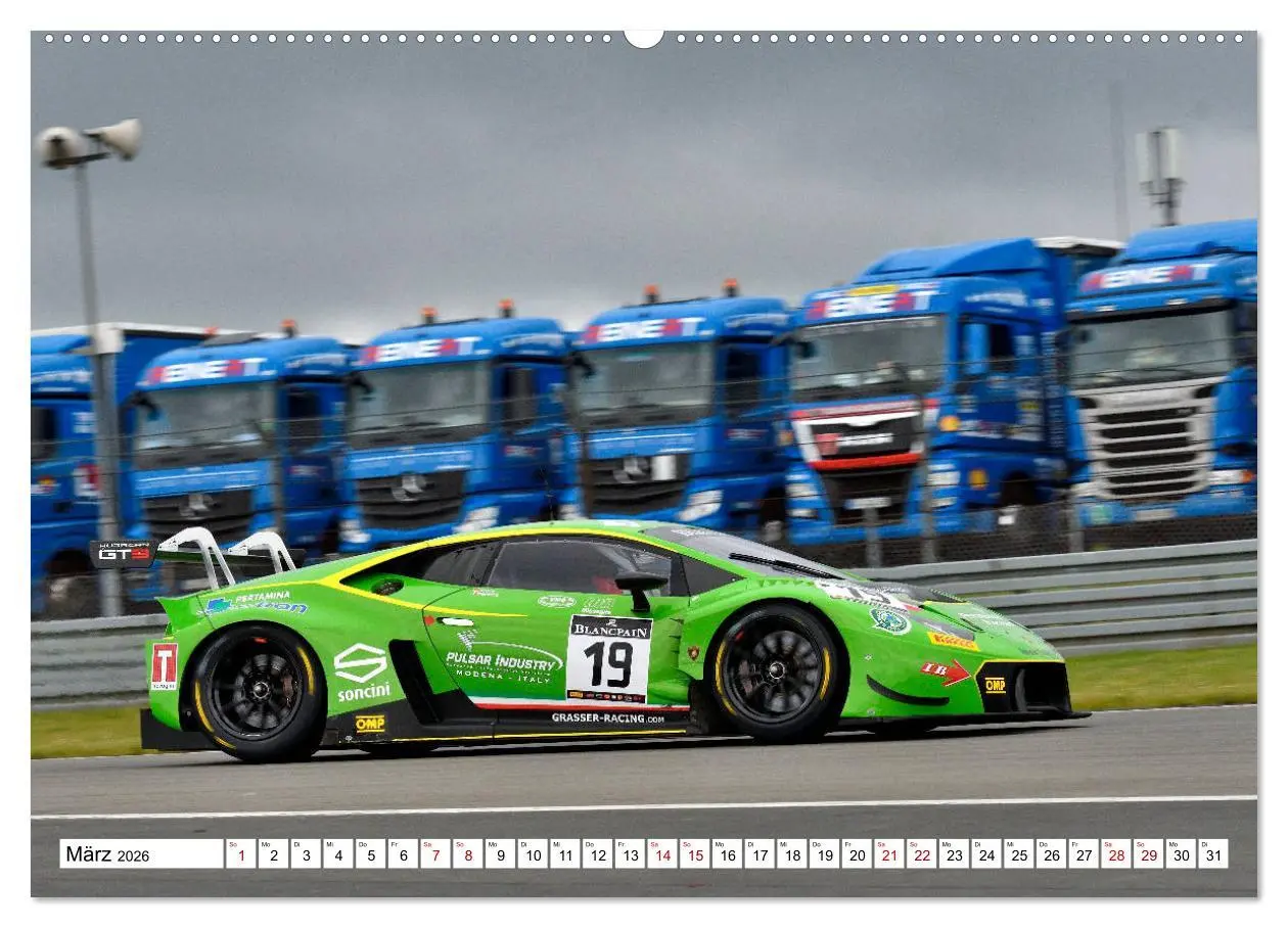 Bild: 9783457873625 | Faszination GT3 RACING (Wandkalender 2026 DIN A2 quer), CALVENDO...