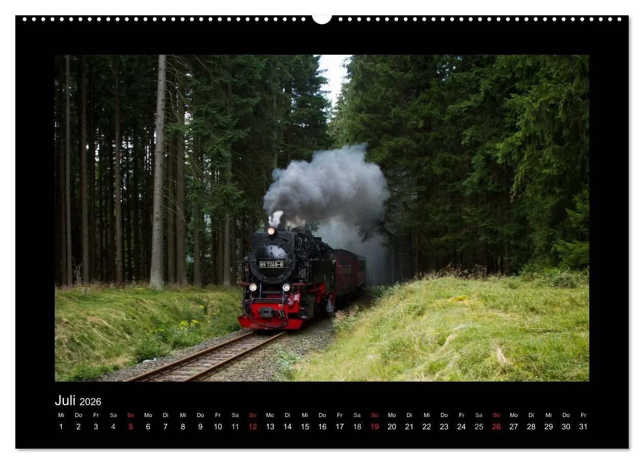 Bild: 9783516103625 | Dampferlebnis im Harz (hochwertiger Premium Wandkalender 2026 DIN...