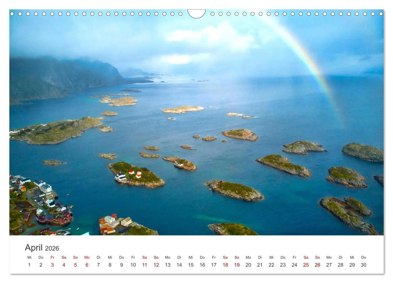 Bild: 9783457553725 | Norwegen Luftaufnahmen (Wandkalender 2026 DIN A3 quer), CALVENDO...