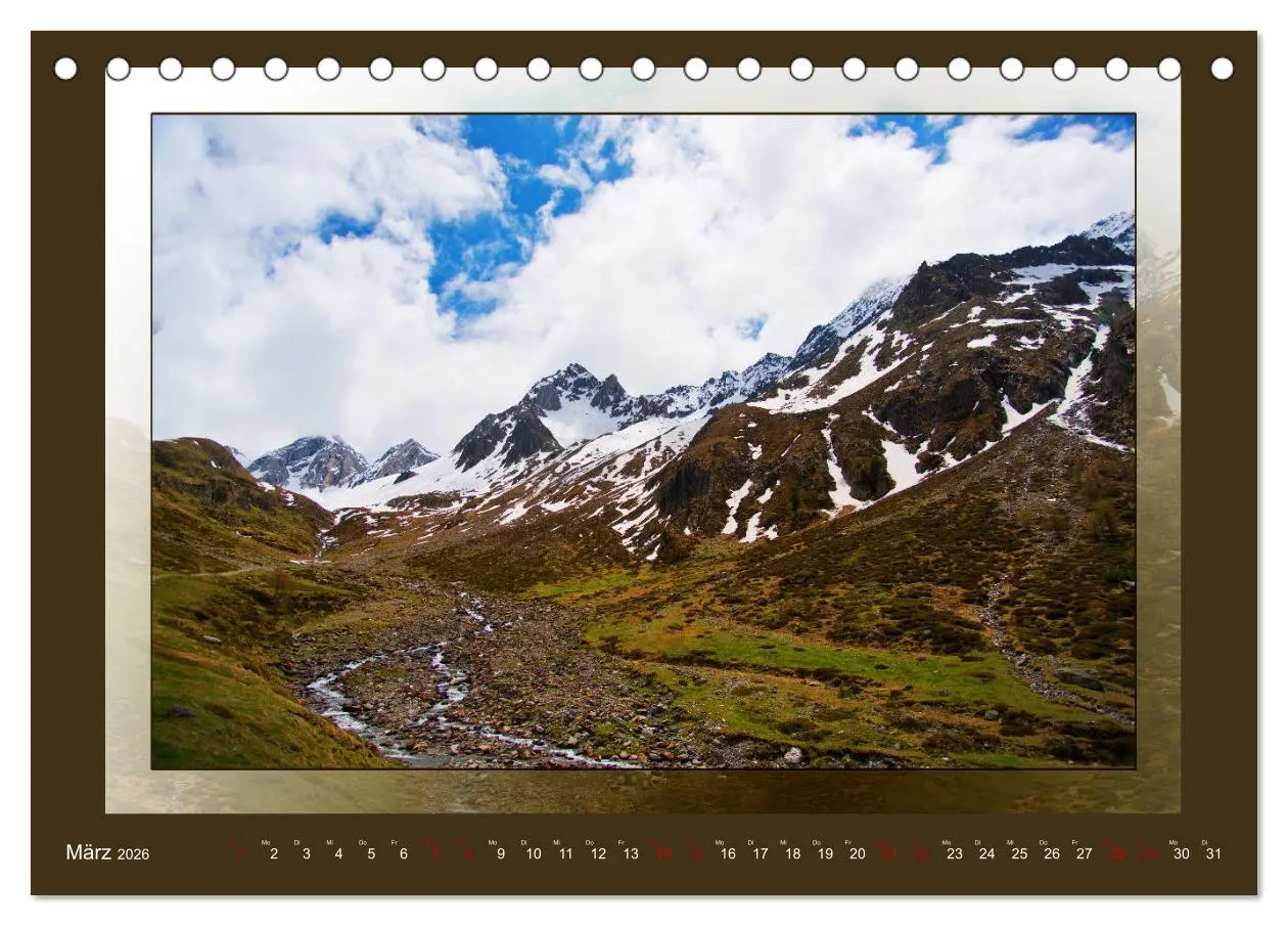 Bild: 9783457863725 | Das vergessene Tal. Schnalstal - Val Senales (Tischkalender 2026...