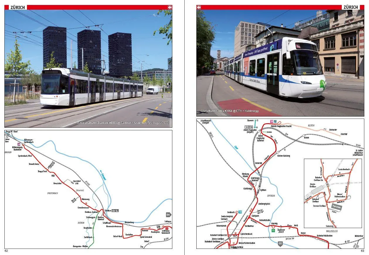 Bild: 9783936573725 | Tram Atlas Schweiz &amp; Österreich | Switzerland &amp; Austria | Schwandl