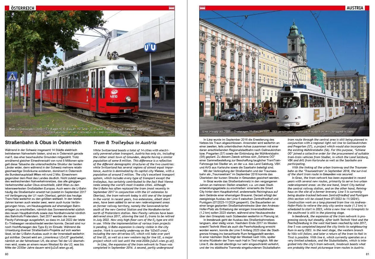 Bild: 9783936573725 | Tram Atlas Schweiz &amp; Österreich | Switzerland &amp; Austria | Schwandl