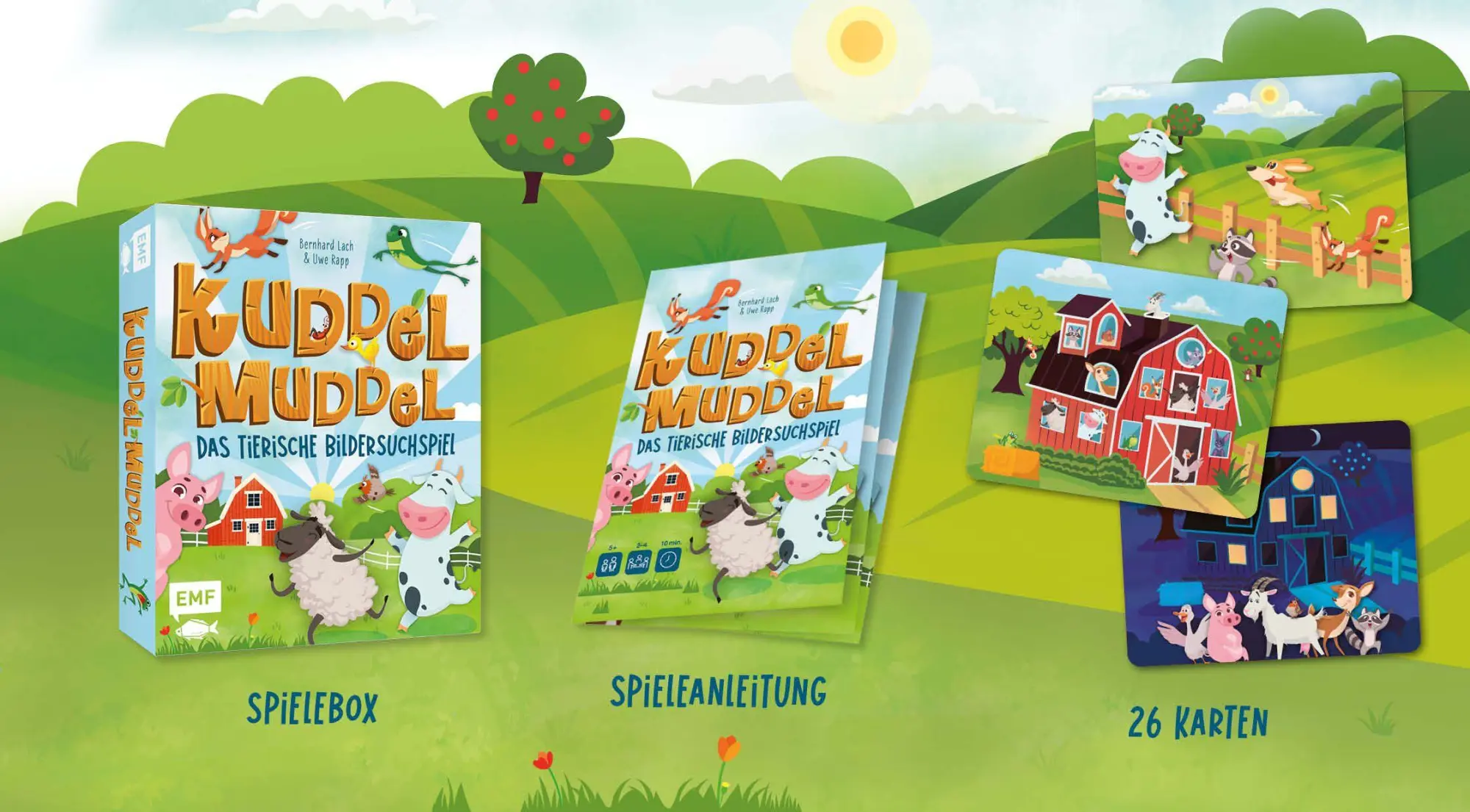 Bild: 4260478343825 | Kartenspiel: Kuddelmuddel - Das tierische Bildersuchspiel ab 5 Jahren