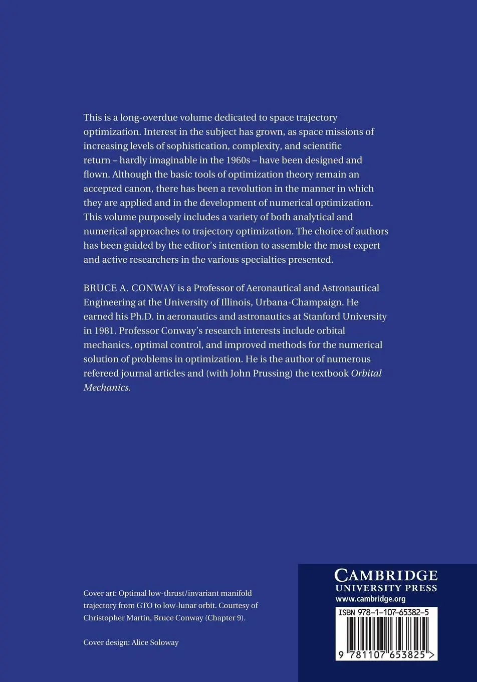 Rückseite: 9781107653825 | Spacecraft Trajectory Optimization | Bruce Conway | Taschenbuch | 2014
