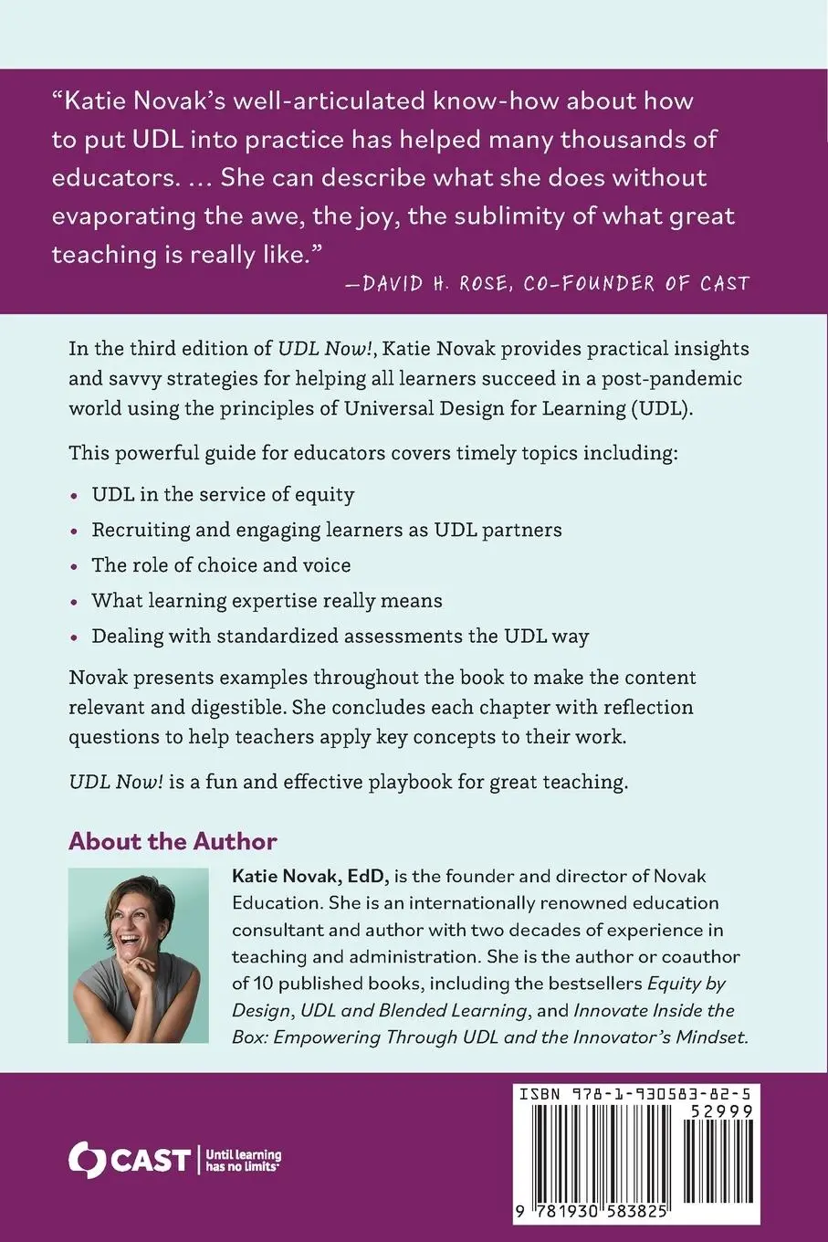 Rückseite: 9781930583825 | UDL Now! | A Teacher's Guide to Applying Universal Design for Learning