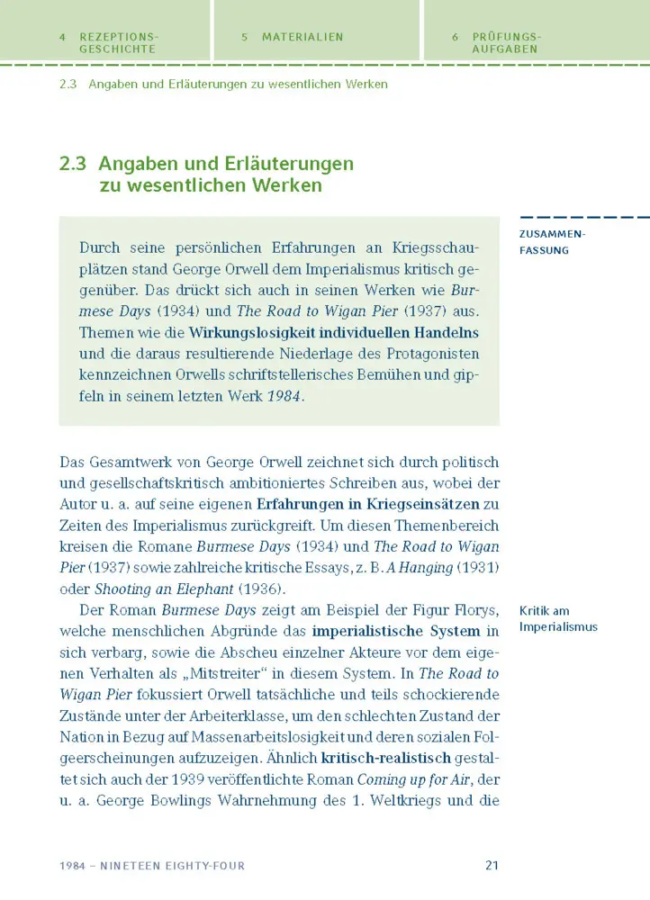 Bild: 9783129303825 | 1984 - Nineteen Eighty-Four von George Orwell | George Orwell | Buch