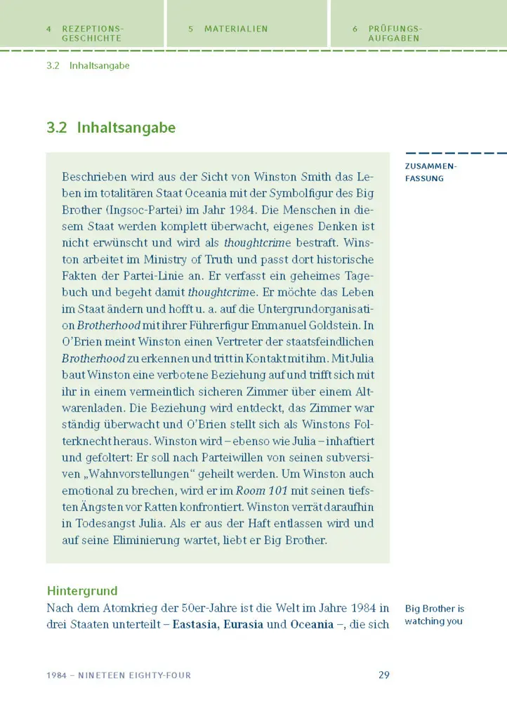 Bild: 9783129303825 | 1984 - Nineteen Eighty-Four von George Orwell | George Orwell | Buch