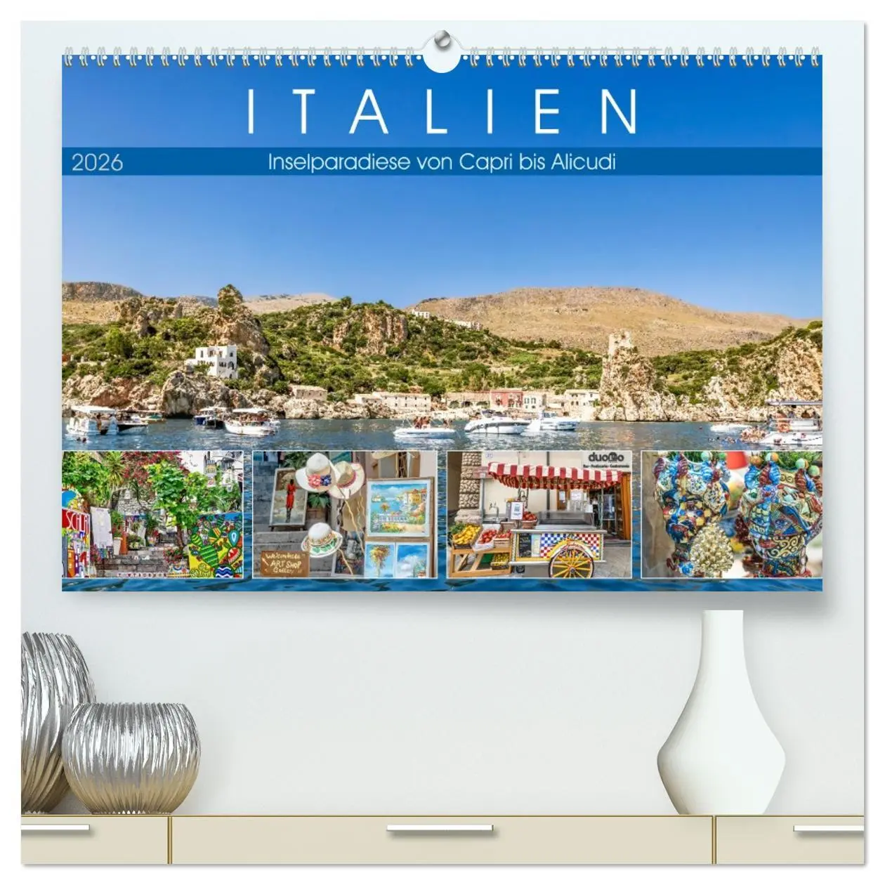 Cover: 9783457303825 | Italien - Inselparadiese von Capri bis Alicudi (hochwertiger...