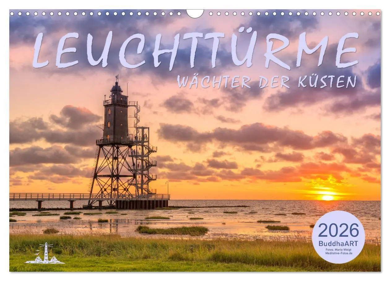 Cover: 9783457783825 | Leuchttürme - Wächter der Küsten (Wandkalender 2026 DIN A3 quer),...