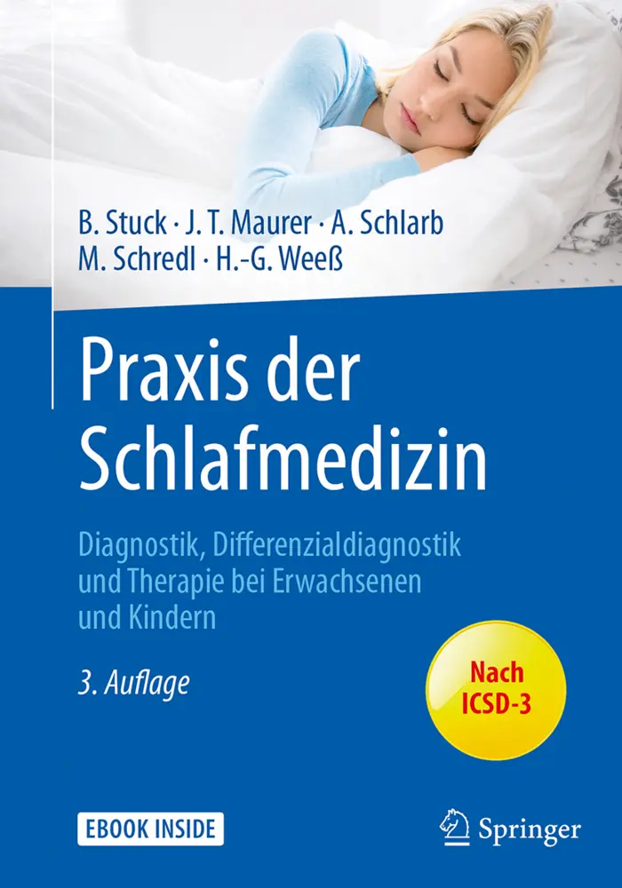 Cover: 9783662543825 | Praxis der Schlafmedizin, m. 1 Buch, m. 1 E-Book | Stuck (u. a.)