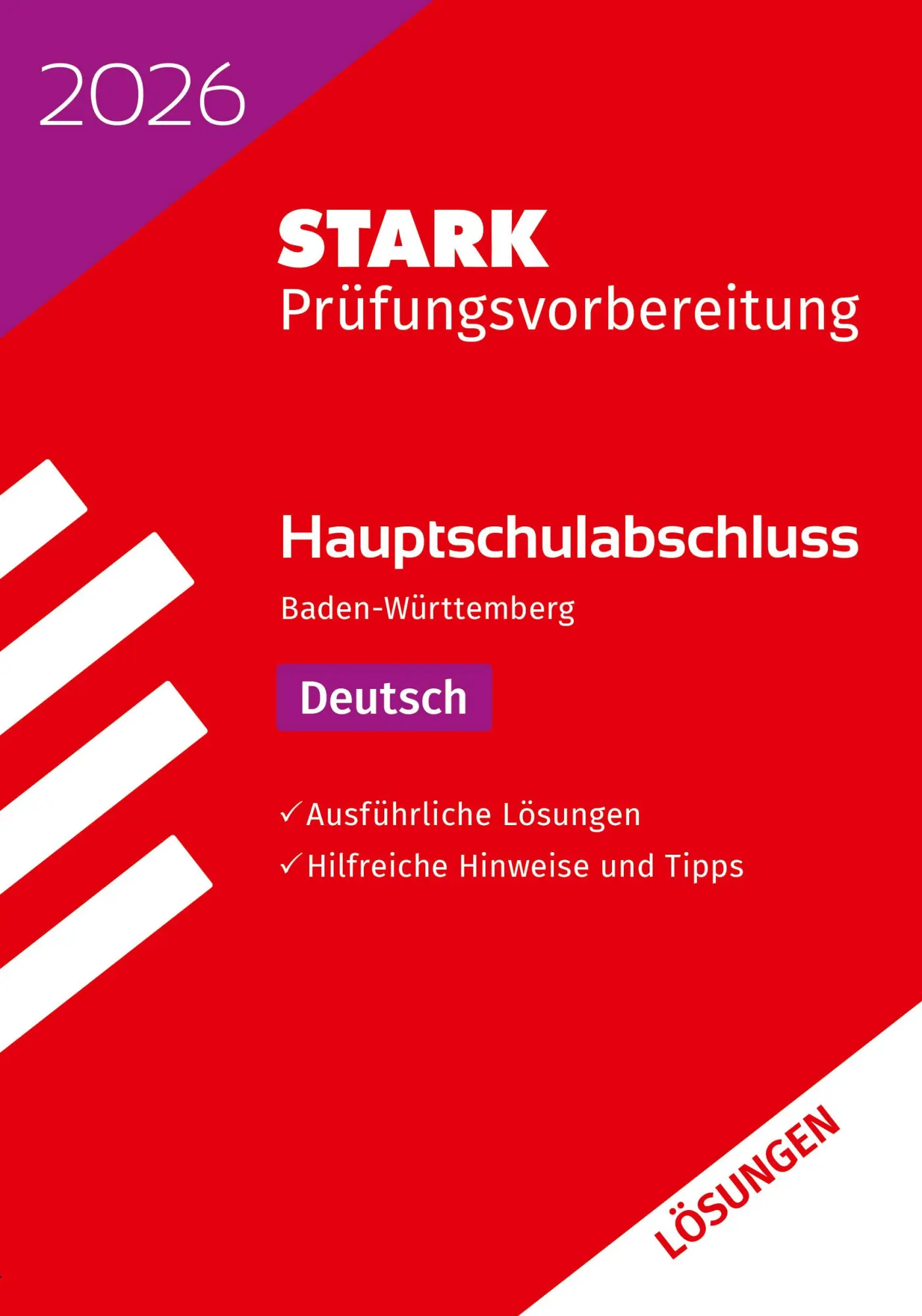 Cover: 9783849063825 | STARK Lösungen zu Deutsch - Hauptschulabschluss 2026 BW -...