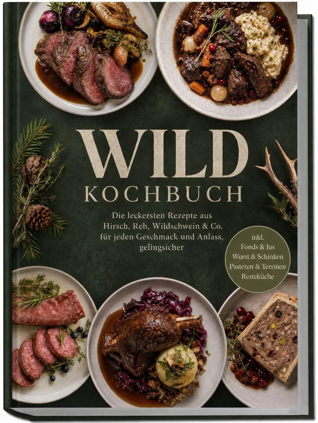 Cover: 9783989103825 | Wild Kochbuch: Die leckersten Rezepte aus Hirsch, Reh, Wildschwein...