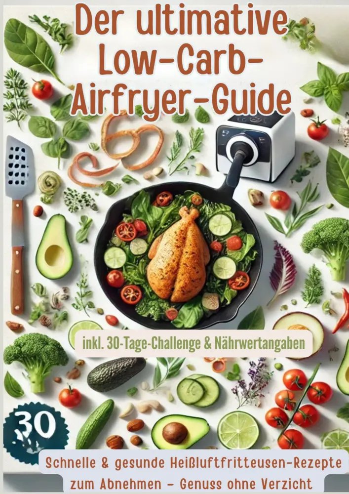 Cover: 9789403793825 | Der ultimative Low-Carb-Airfryer-Guide: Schnelle &amp; gesunde...