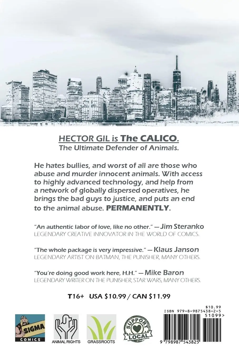 Rückseite: 9798987543825 | Here Comes CALICO | The Ultimate Defender of Animals | H. H. German