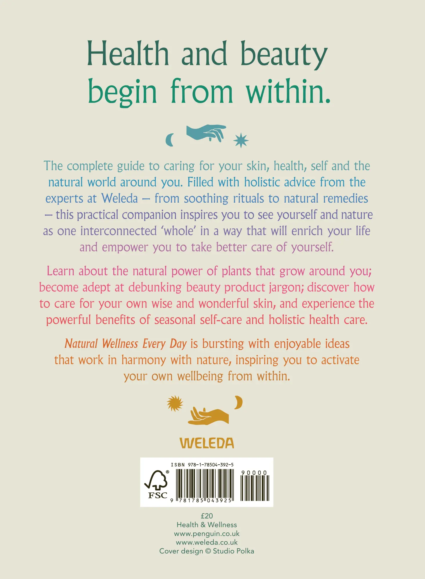 Rückseite: 9781785043925 | Natural Wellness Every Day | The Weleda Way | Emine Rushton | Buch