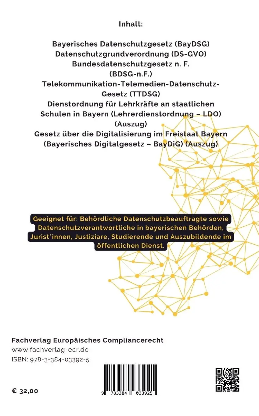 Rückseite: 9783384033925 | Behördliches Datenschutzrecht Bayern | Andreas Maximilian Nolte (Hrsg.