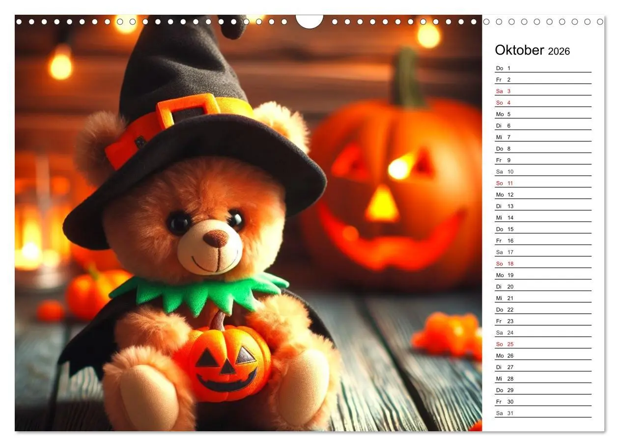 Bild: 9783457463925 | Teddys - Die Jahresreise der KI-Teddybären (Wandkalender 2026 DIN...