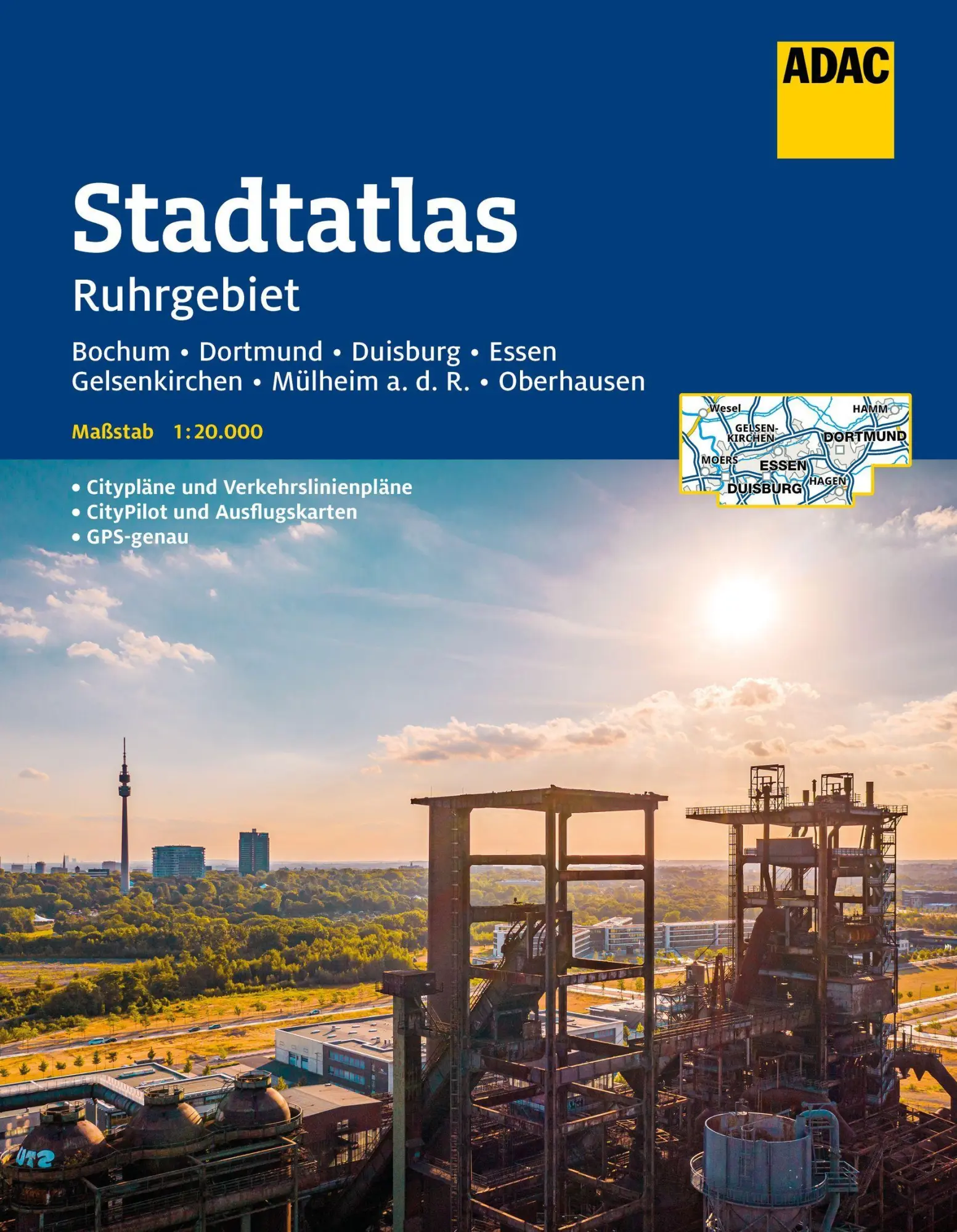 Cover: 9783826423925 | ADAC Stadtatlas Ruhrgebiet 1:20.000 | Taschenbuch | ADAC Stadtatlas