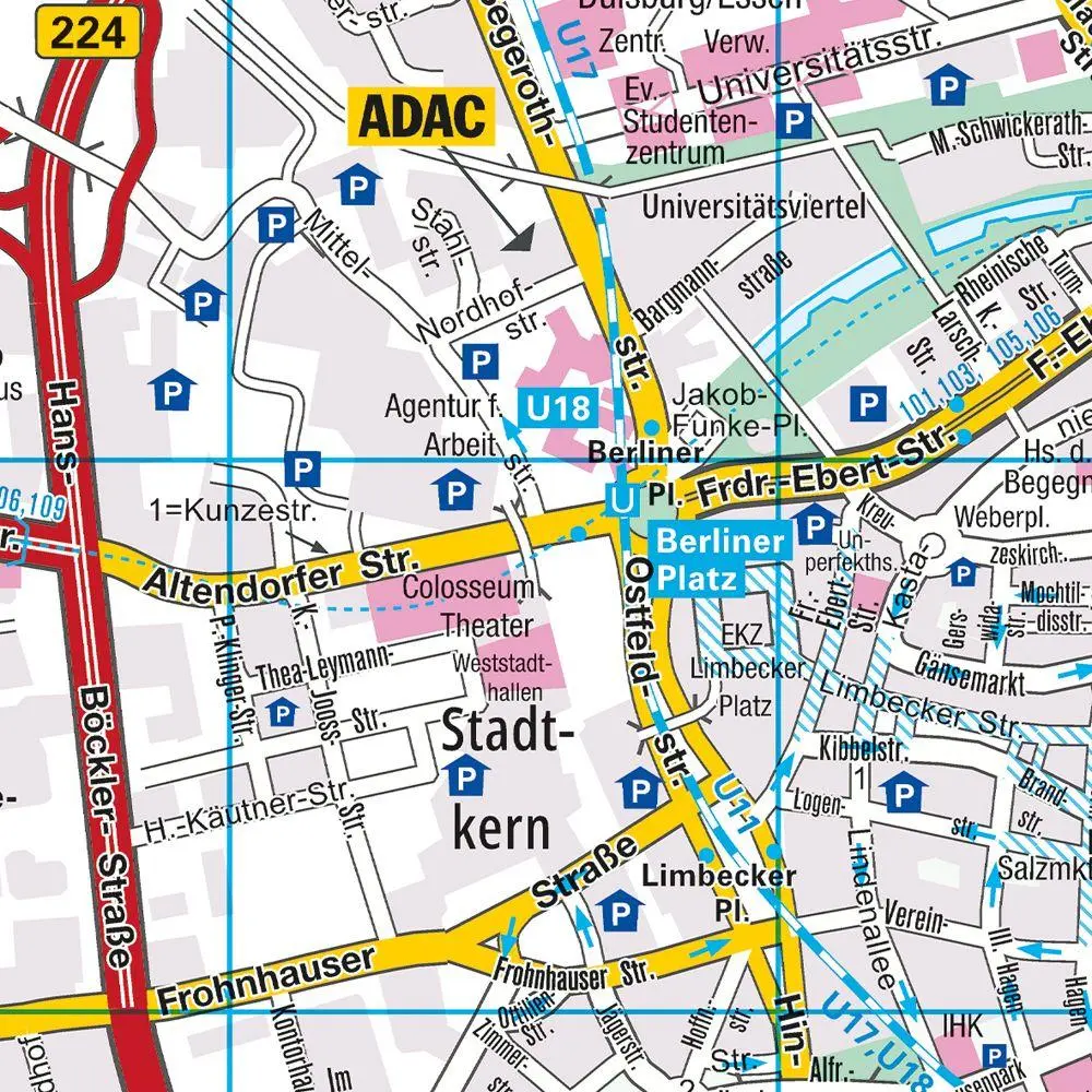 Bild: 9783826423925 | ADAC Stadtatlas Ruhrgebiet 1:20.000 | Taschenbuch | ADAC Stadtatlas