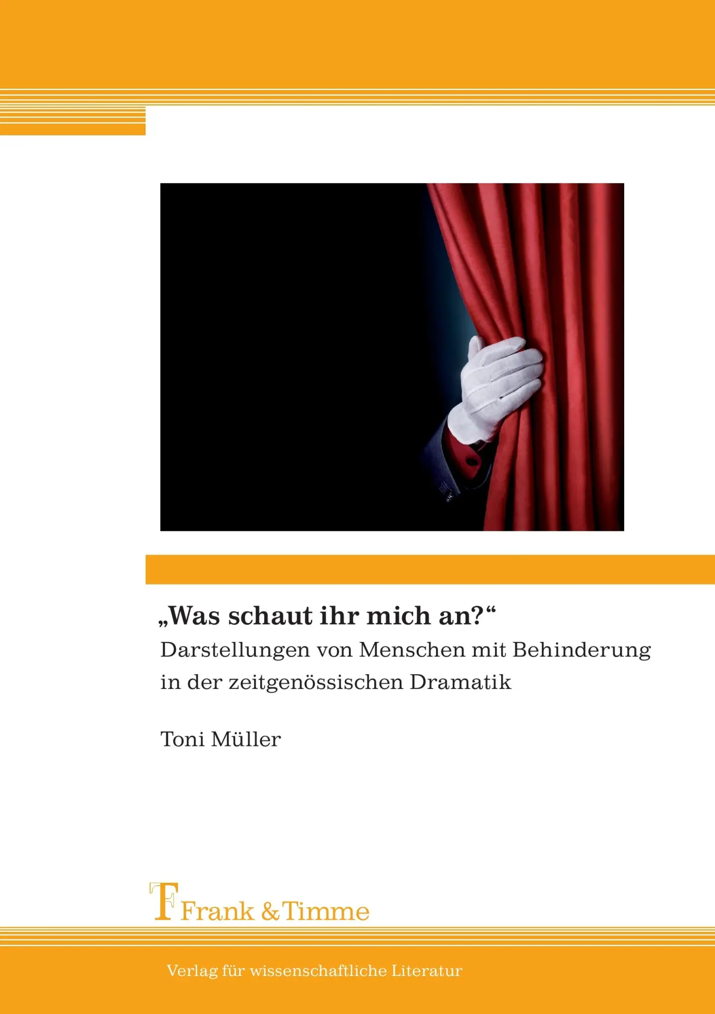 Cover: 9783865963925 | "Was schaut ihr mich an?" | Toni Müller | Taschenbuch | 118 S. | 2011