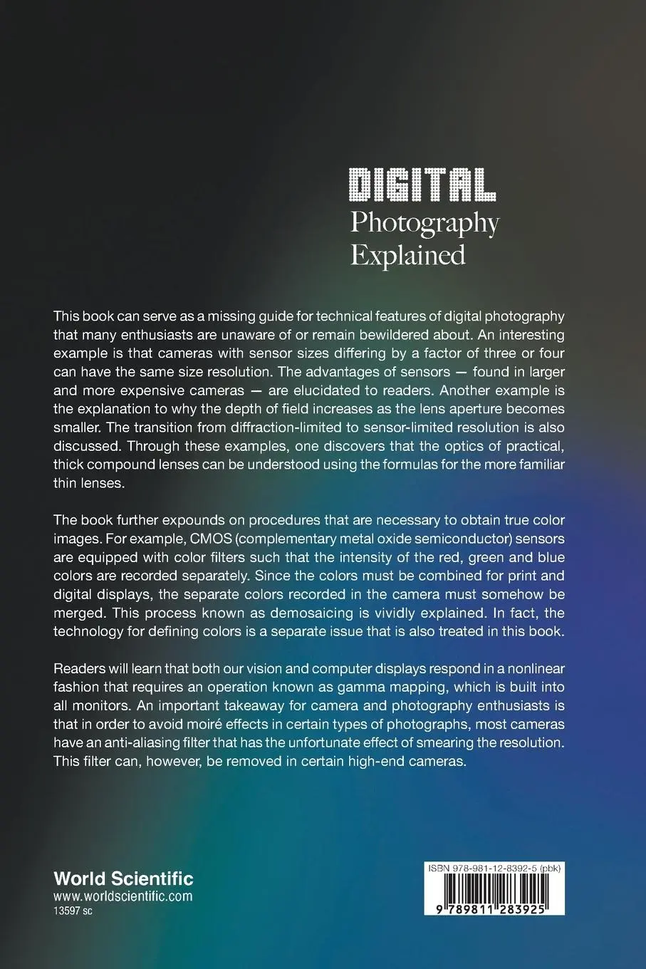 Rückseite: 9789811283925 | DIGITAL PHOTOGRAPHY EXPLAINED | Peter S Pershan | Taschenbuch | 2023