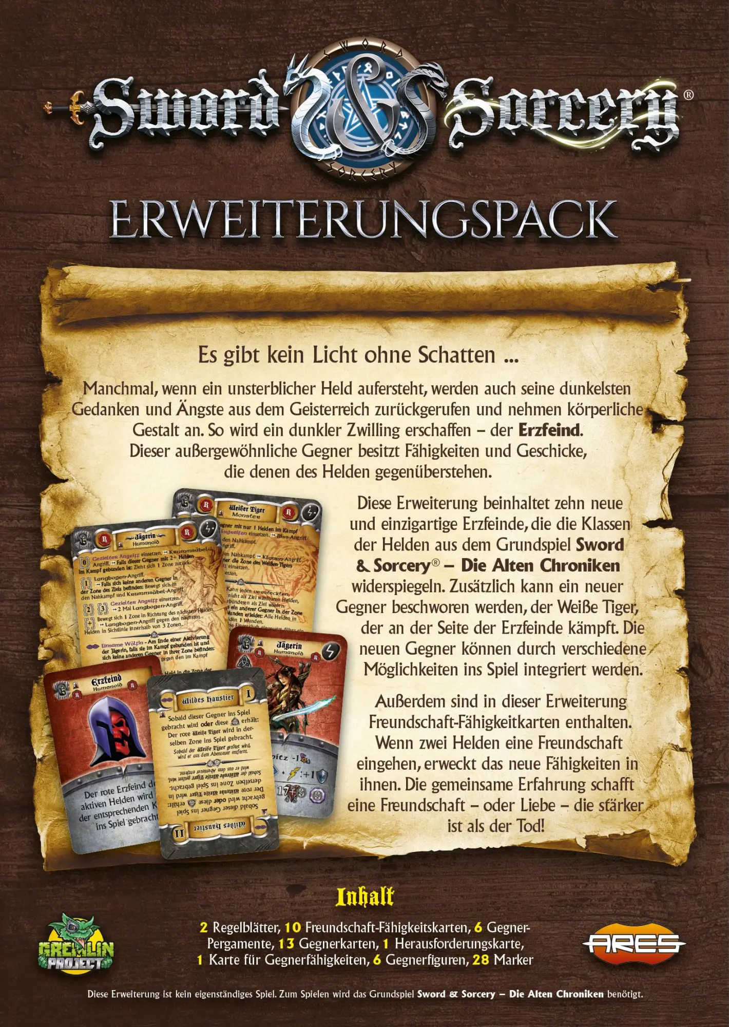 Bild: 4015566604025 | Sword &amp; Sorcery Die Alten Chroniken - Erzfeinde | Ares Games | Spiel