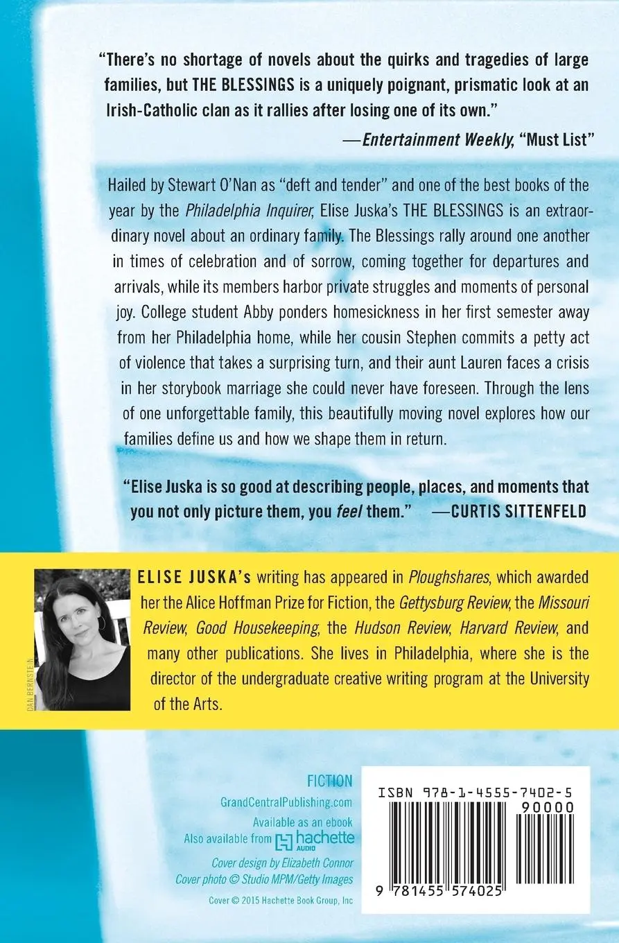 Rückseite: 9781455574025 | The Blessings | Elise Juska | Taschenbuch | Kartoniert / Broschiert