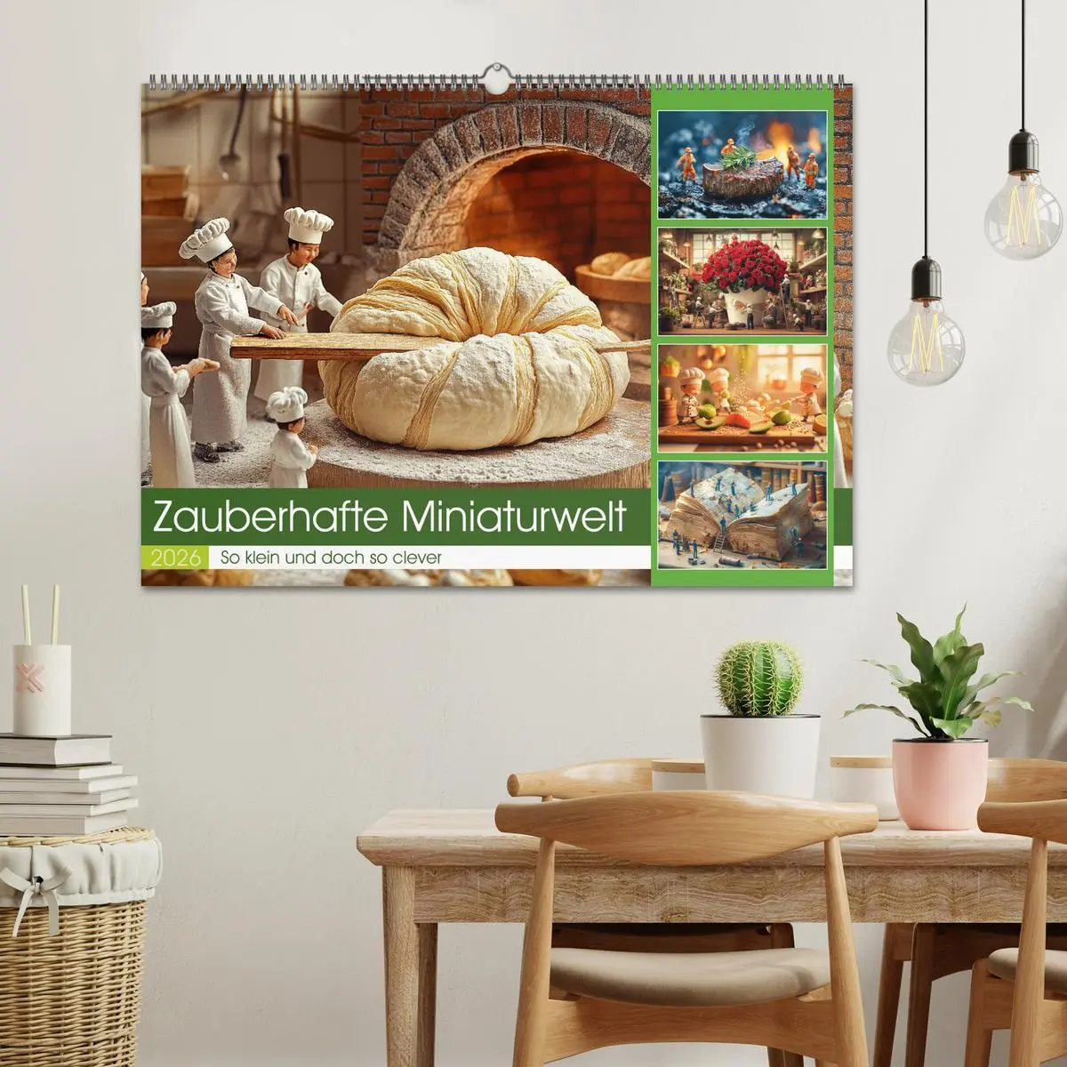Bild: 9783457284025 | Zauberhafte Miniaturwelt (Wandkalender 2026 DIN A2 quer), CALVENDO...