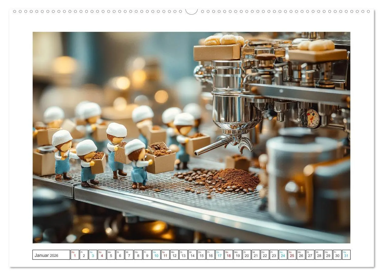 Bild: 9783457284025 | Zauberhafte Miniaturwelt (Wandkalender 2026 DIN A2 quer), CALVENDO...