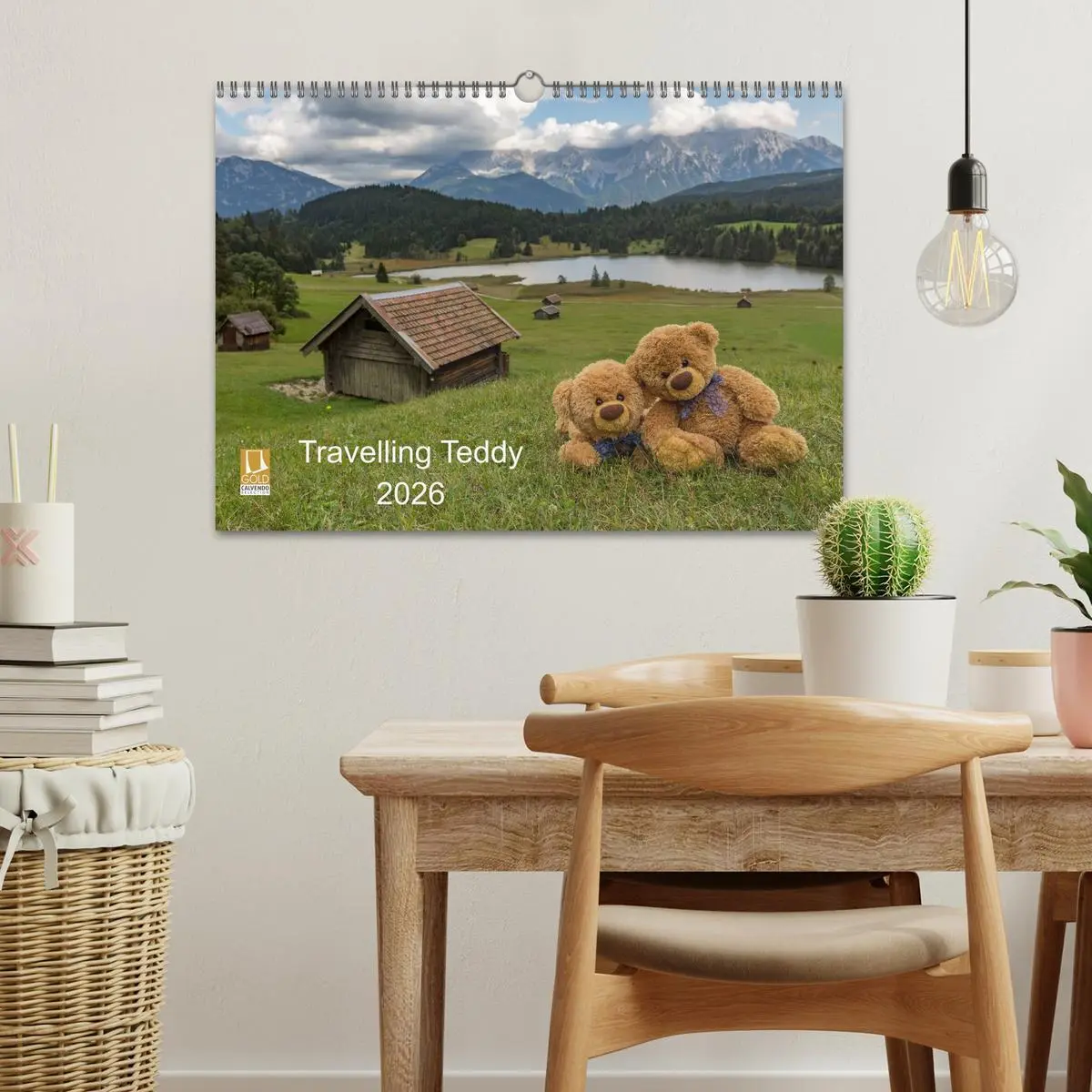 Bild: 9783457974025 | Travelling Teddy 2026 (Wandkalender 2026 DIN A3 quer), CALVENDO...