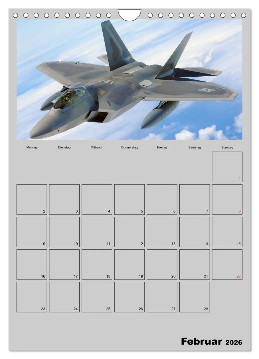 Bild: 9783516444025 | Militär. U.S. Kampfflugzeuge (Wandkalender 2026 DIN A4 hoch),...