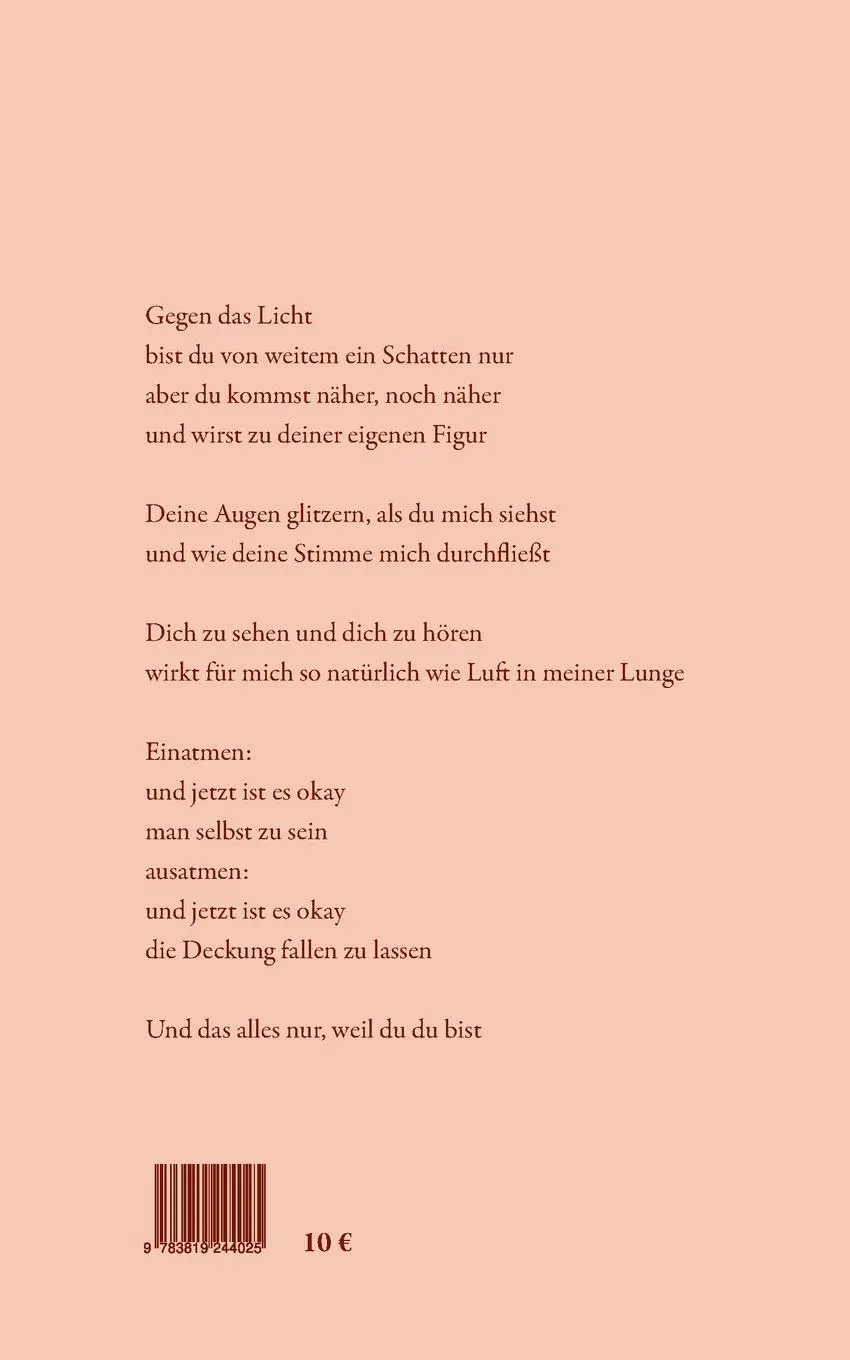 Rückseite: 9783819244025 | Die Deckung fallen lassen | Naemi Ntanguen | Taschenbuch | 68 S.