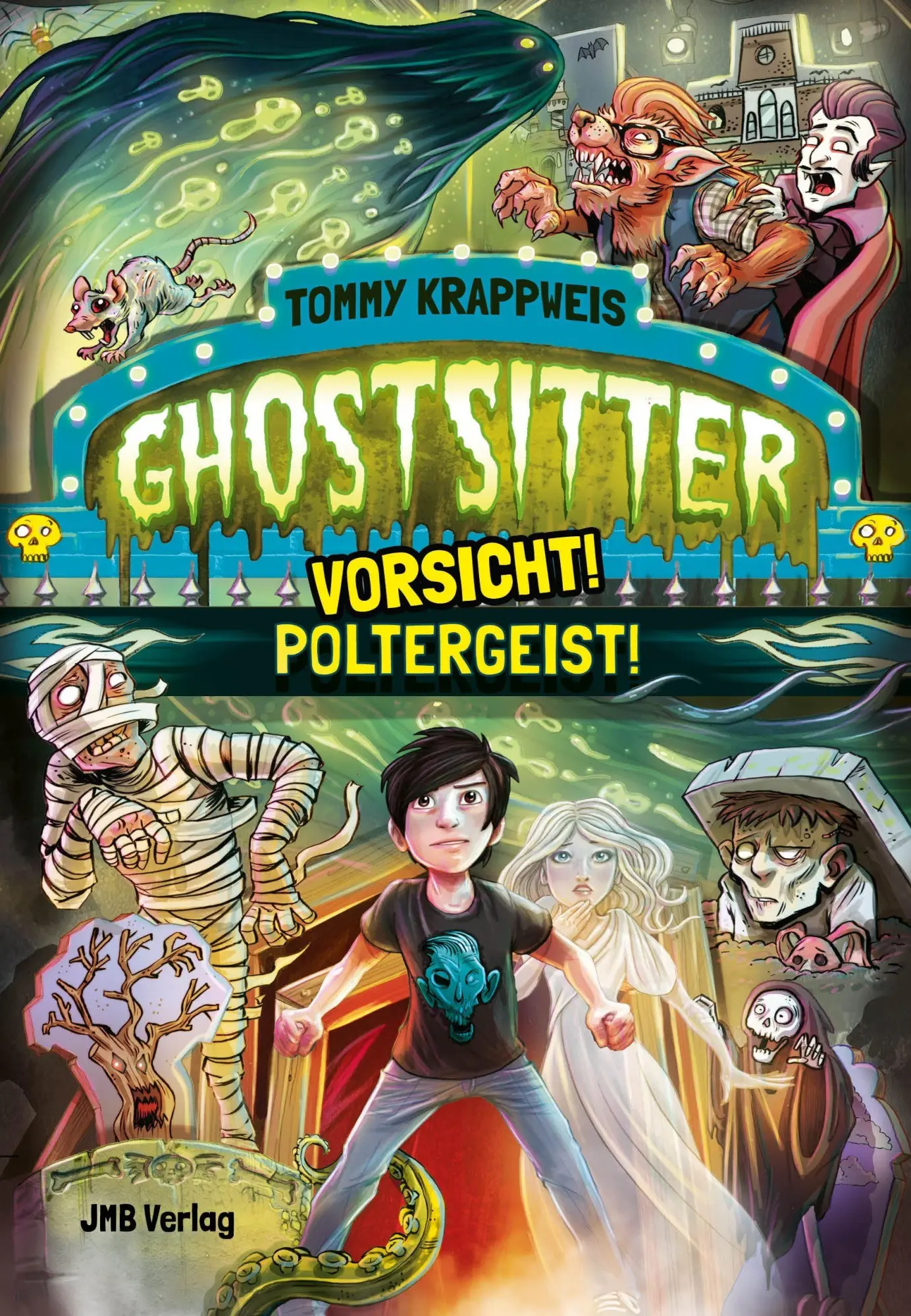Cover: 9783959454025 | Ghostsitter | Band 2: Vorsicht! Poltergeist! | Tommy Krappweis | Buch