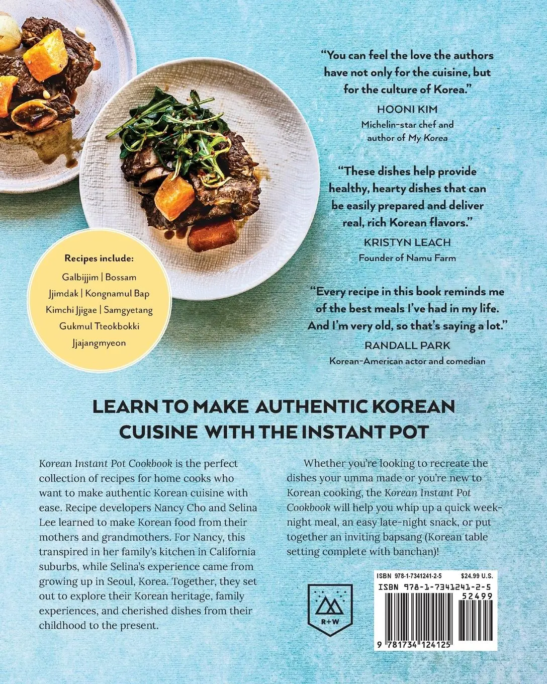 Rückseite: 9781734124125 | Korean Instant Pot Cookbook | Nancy Cho (u. a.) | Taschenbuch | 2021